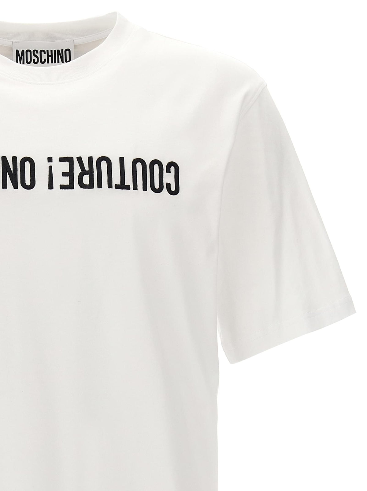 Moschino Men Moschino Men Logo Embroidery T-Shirt MOSCHINO