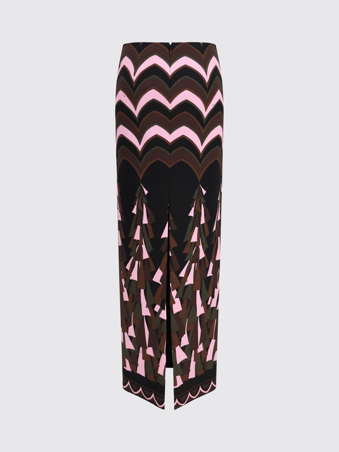 Pucci Women Pucci High-Waisted Ethnic Print Cri�Pe Long Pencil Skirt PUCCI