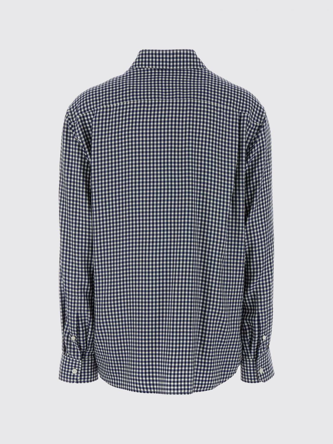 Loewe Women Vichy Silk Loewe Shirt With Embroidered Logo LOEWE