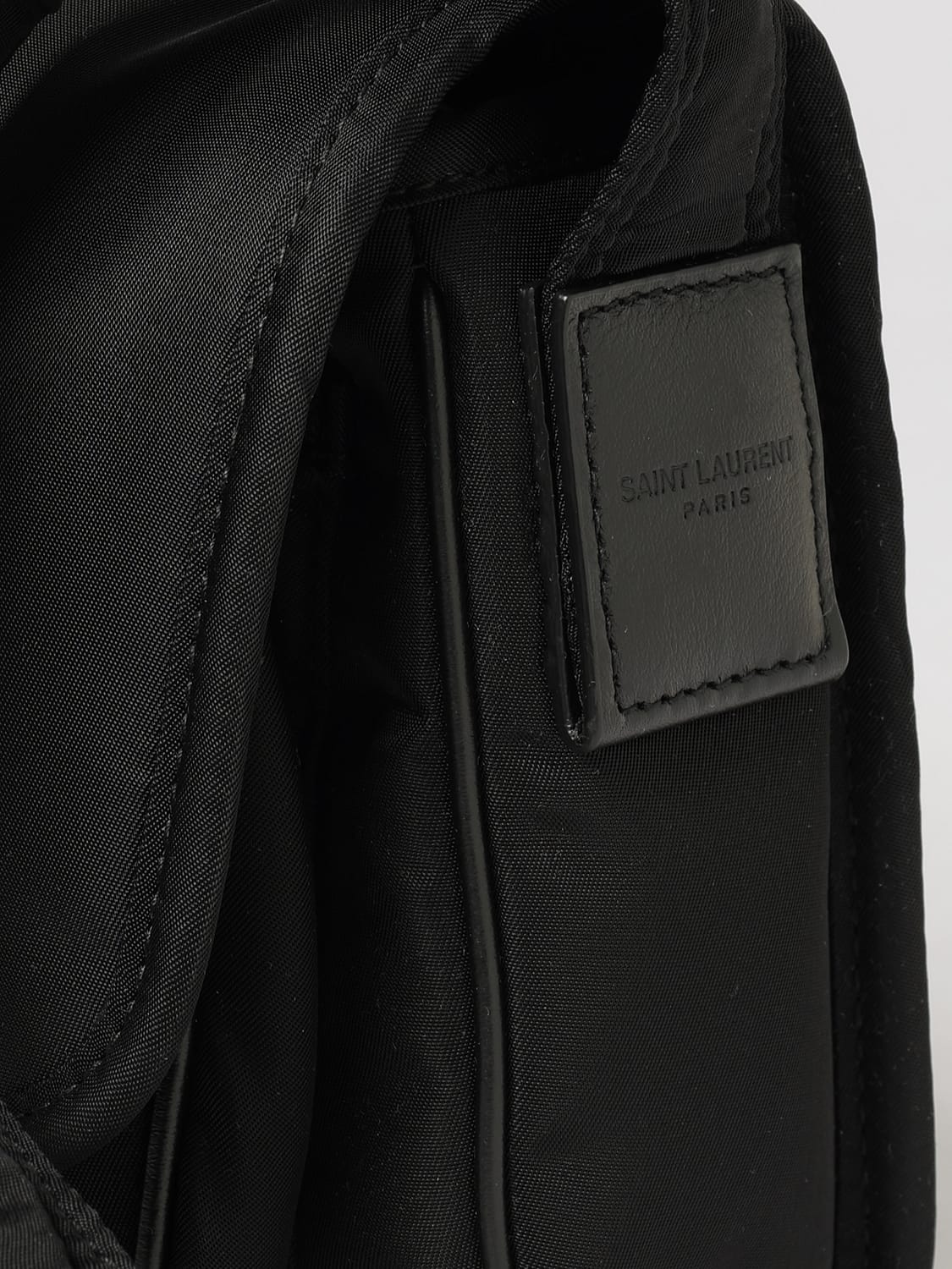 Saint Laurent Men Saint Laurent Niki Small Nylon Crossbody Bag With Ysl Monogram SAINT LAURENT