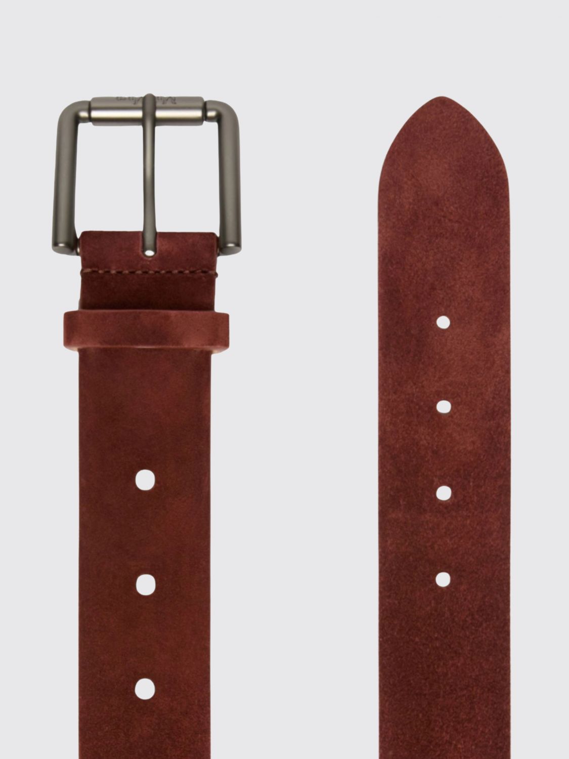 Max Mara Women Adjustable Max Mara Suede Leather Belt With Double Buckle MAX MARA