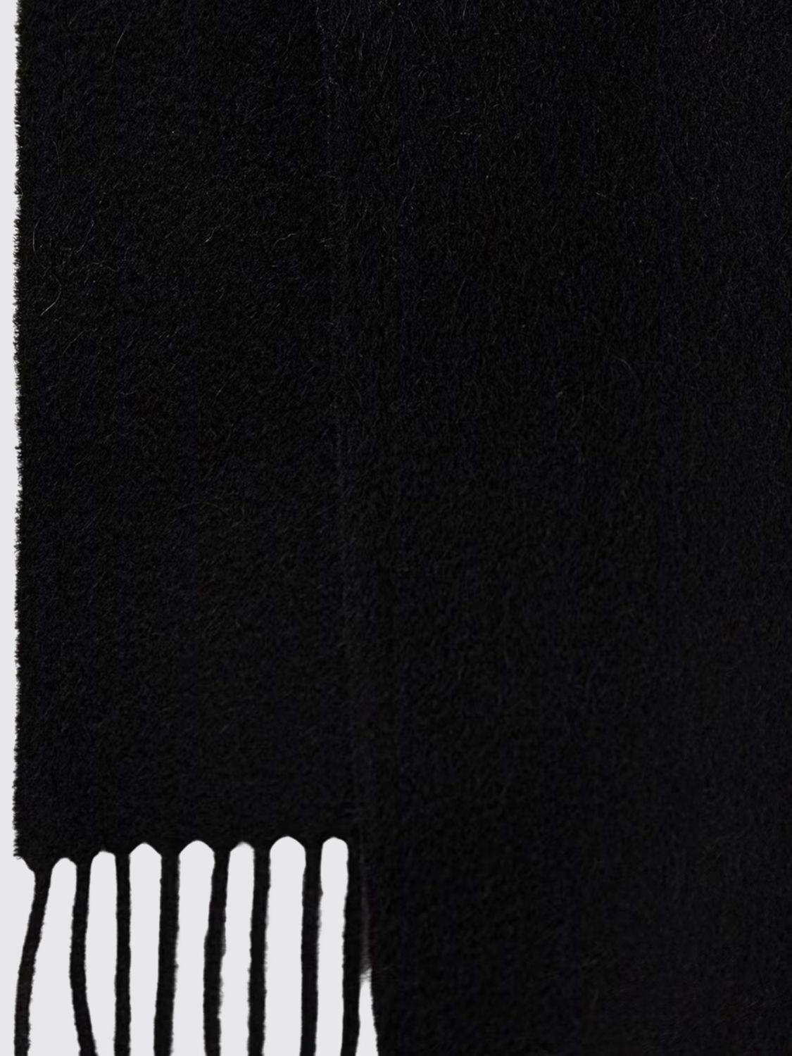 Max Mara Women Max Mara Two-Colour Pure Wool Scarf With Embroidered Monogram And Fringes MAX MARA