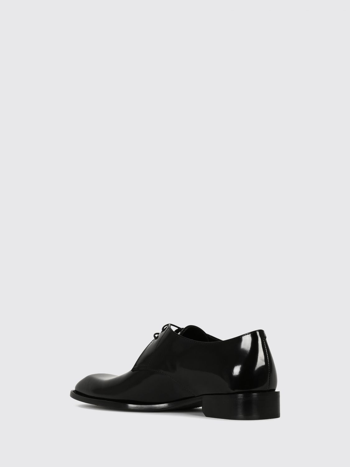 Saint Laurent Men Connor Tapered-Toe Brushed Calfskin Saint Laurent Derby Shoes SAINT LAURENT