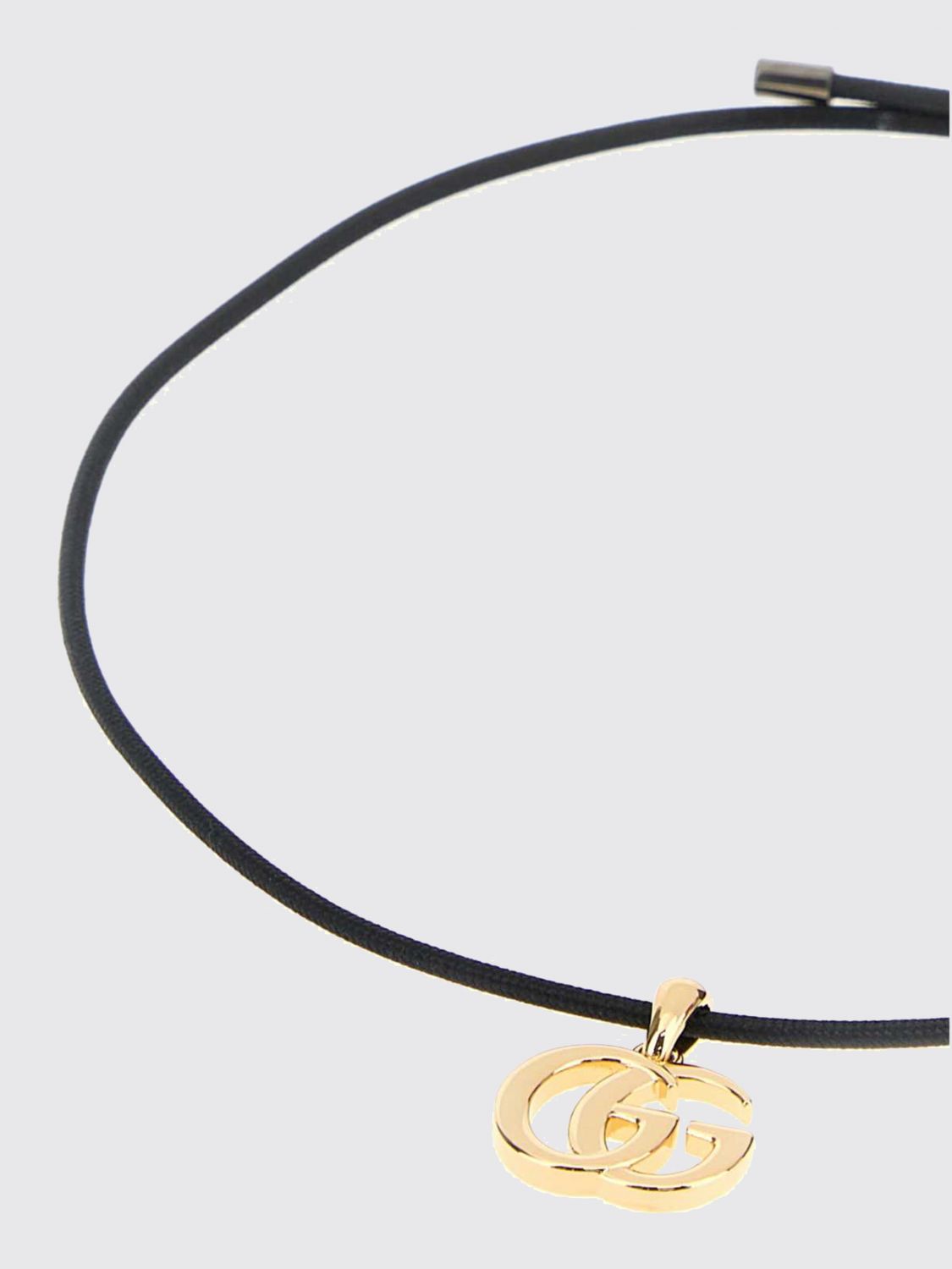 Gucci Women Gg Marmont Brass Choker Necklace Gucci With Sliding Monogram Charm GUCCI