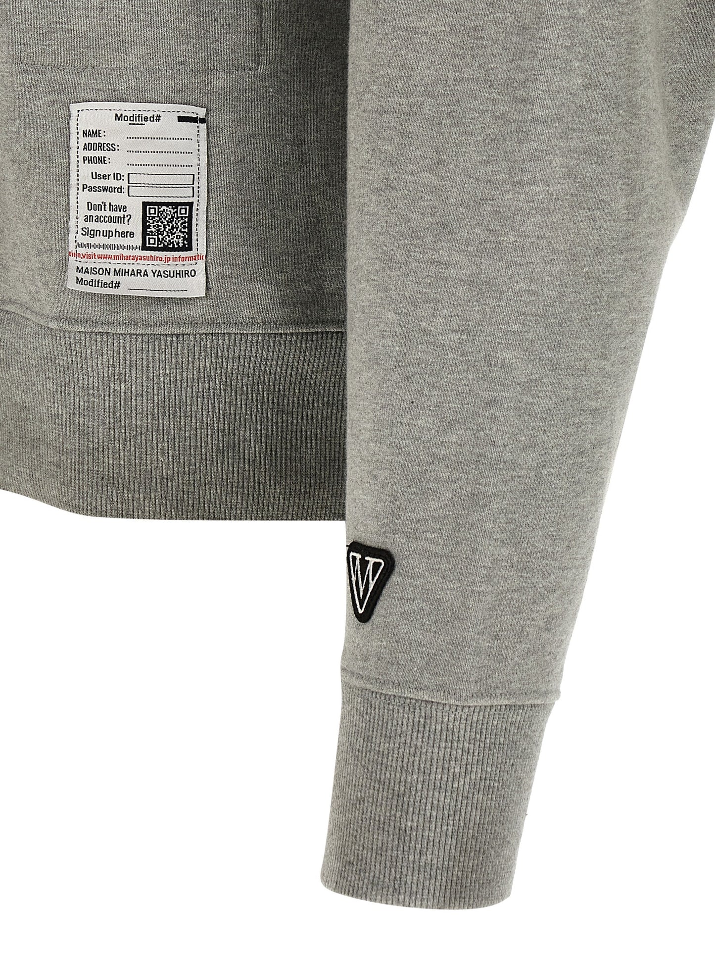 Maison Mihara Yasuhiro Men 'Don't Tag Me' Sweatshirt MAISON MIHARA YASUHIRO