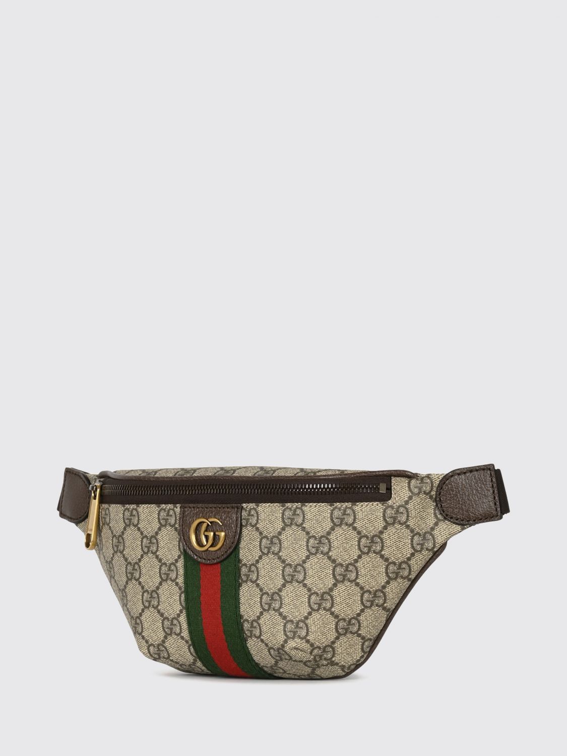 Gucci Men Ophidia Gg Supreme Fabric Belt Bag Gucci With Monogram Pattern GUCCI
