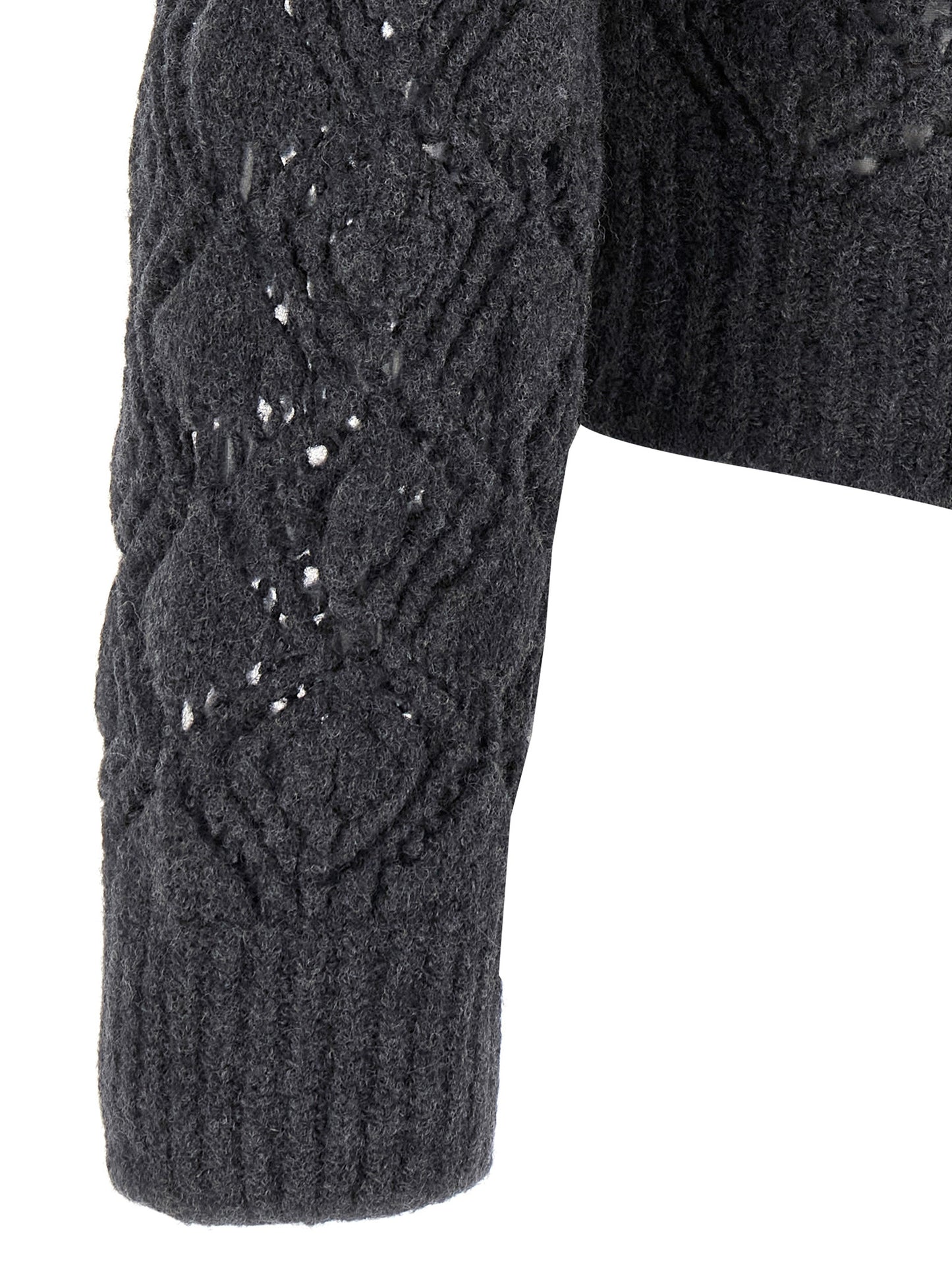 Jil Sander Men Openwork Wool Cardigan JIL SANDER