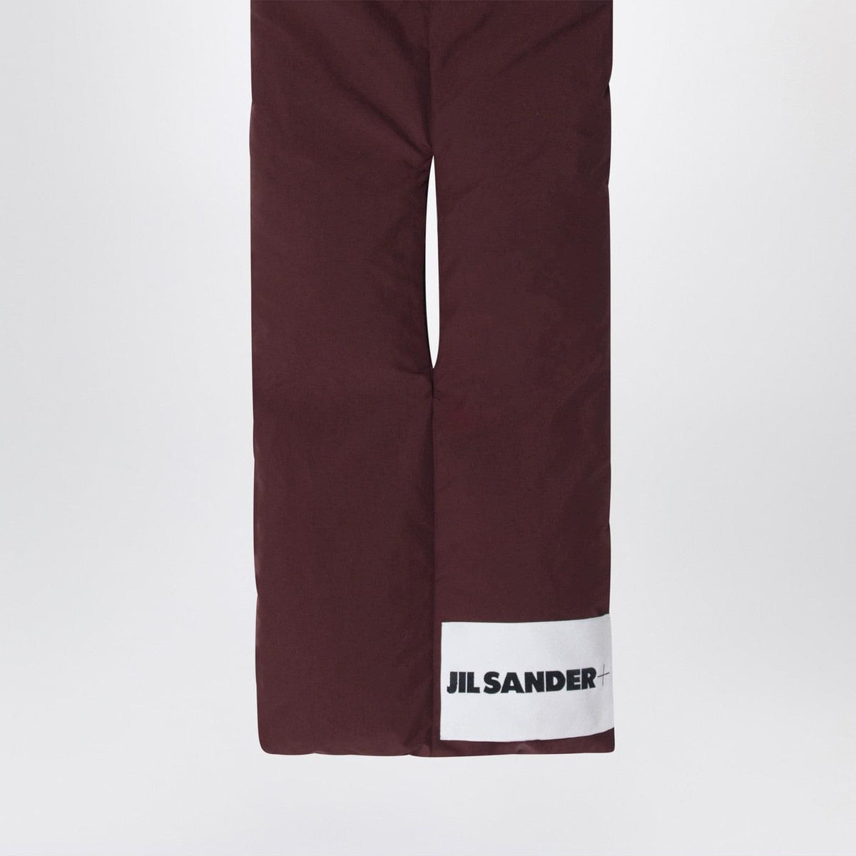 Jil Sander Plum Padded Scarf With Logo Men JIL SANDER
