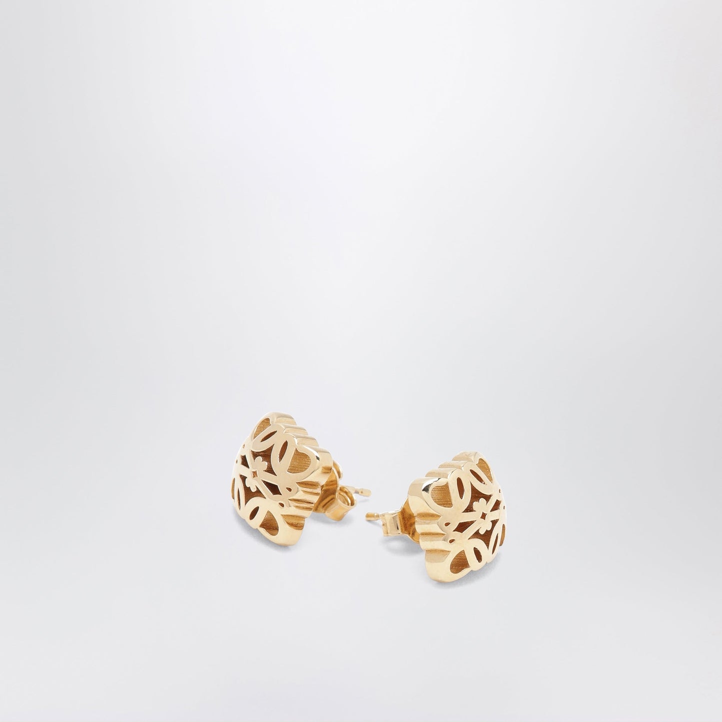 Loewe Gold-Tone Anagram Bombe Stud Earrings Women LOEWE