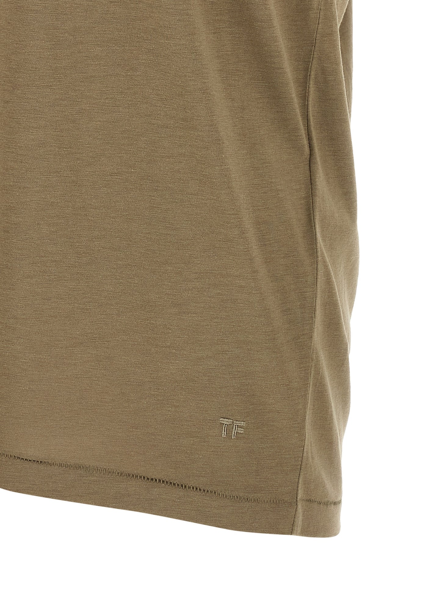 Tom Ford Men Logo Embroidery T-Shirt TOM FORD