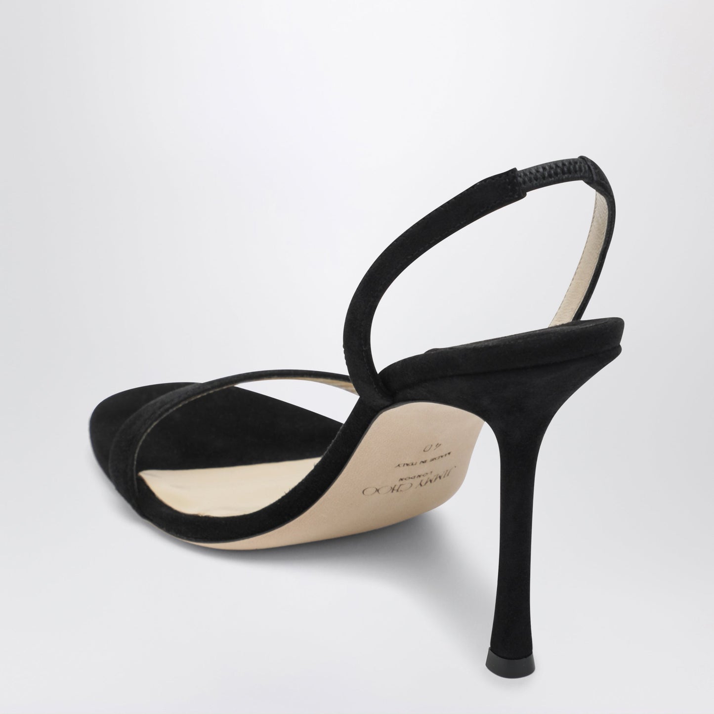 Jimmy Choo Jenn 100 Black Suede Sandals Women JIMMY CHOO