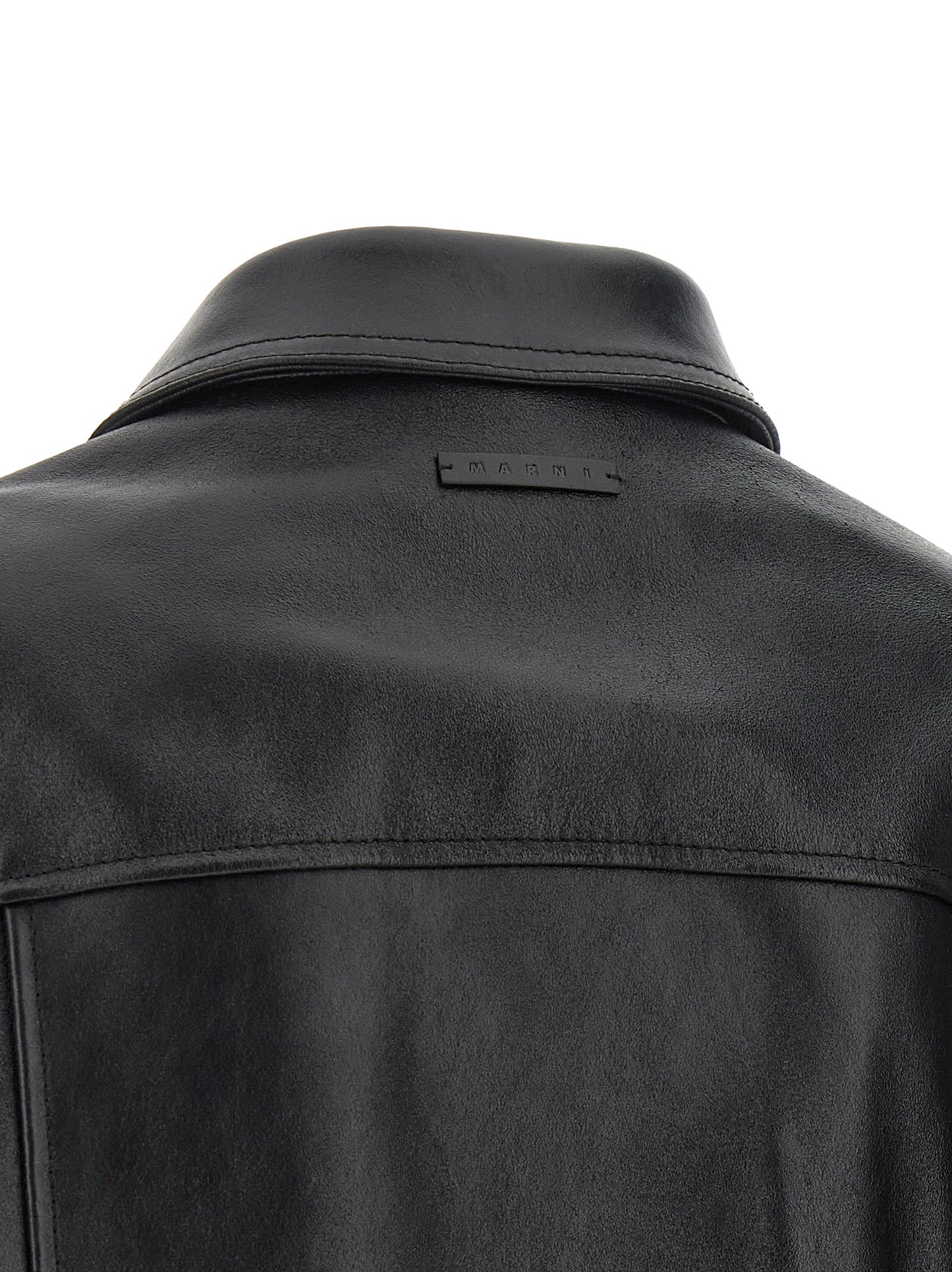 Marni Women Leather And Suede Jacket MARNI