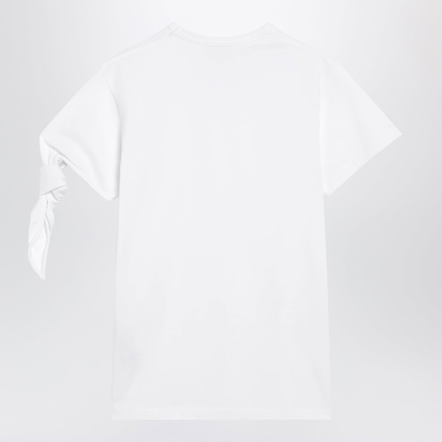 Jw Anderson Women's Knotted-Sleeve Jersey T-Shirt In White Women J.W. ANDERSON