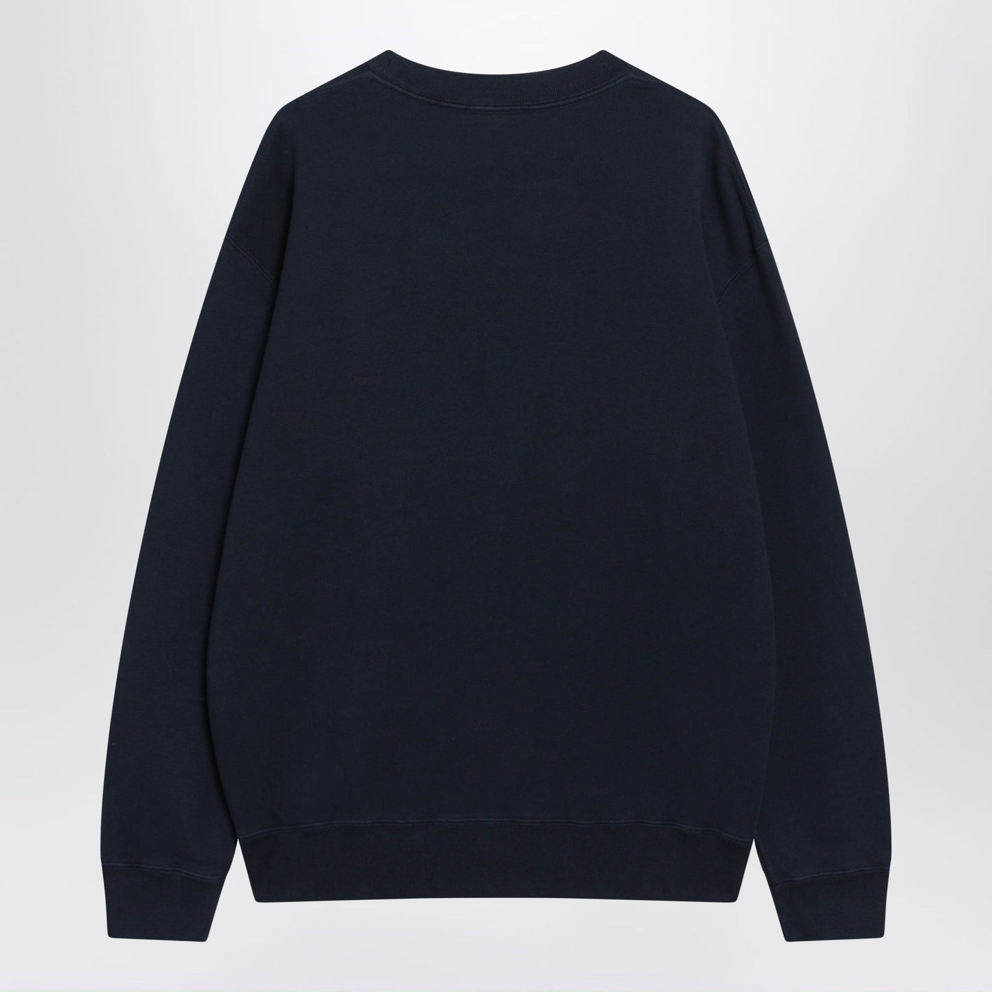 Jw Anderson Navy Cotton Sweatshirt With Embroidered Logo Men J.W. ANDERSON