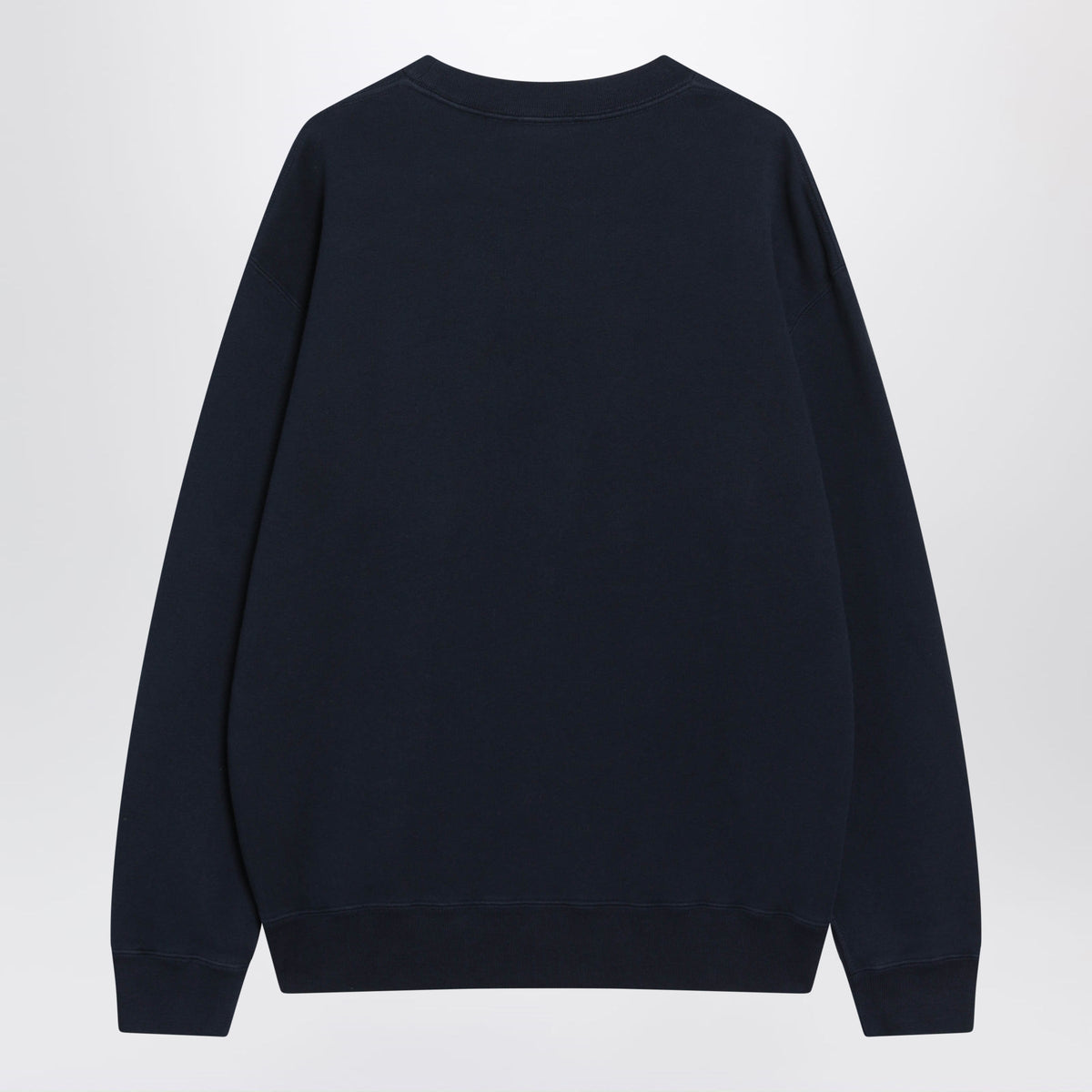 Jw Anderson Navy Cotton Sweatshirt With Embroidered Logo Men J.W. ANDERSON