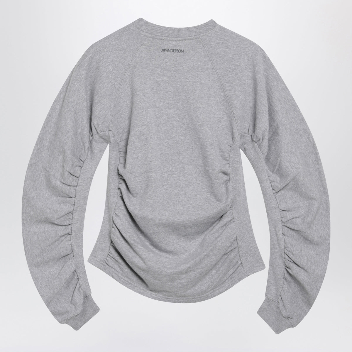 Jw Anderson Gray Melange Sweatshirt In Cotton Women J.W. ANDERSON
