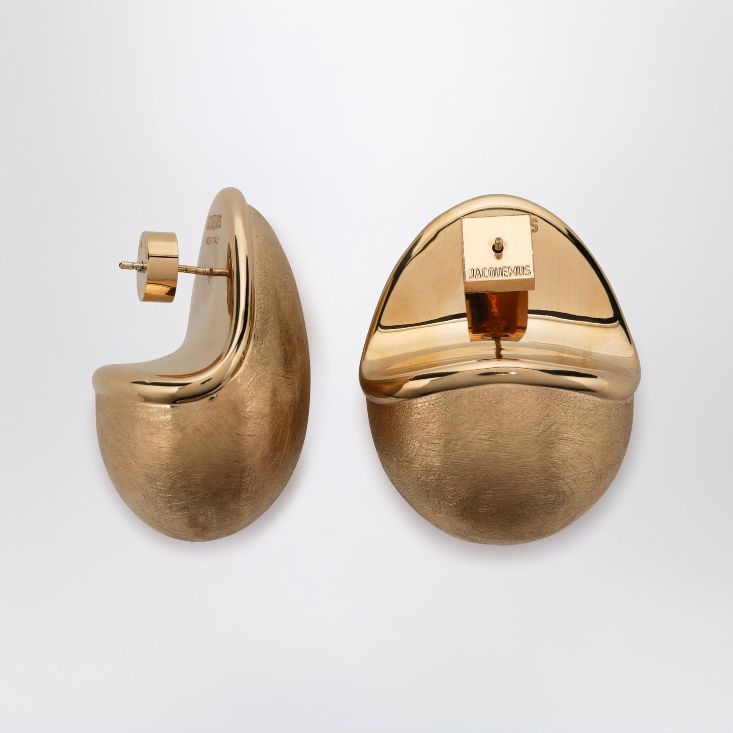 Jacquemus Raisin Grape-Shaped Earrings In Gold-Plated Copper Women JACQUEMUS