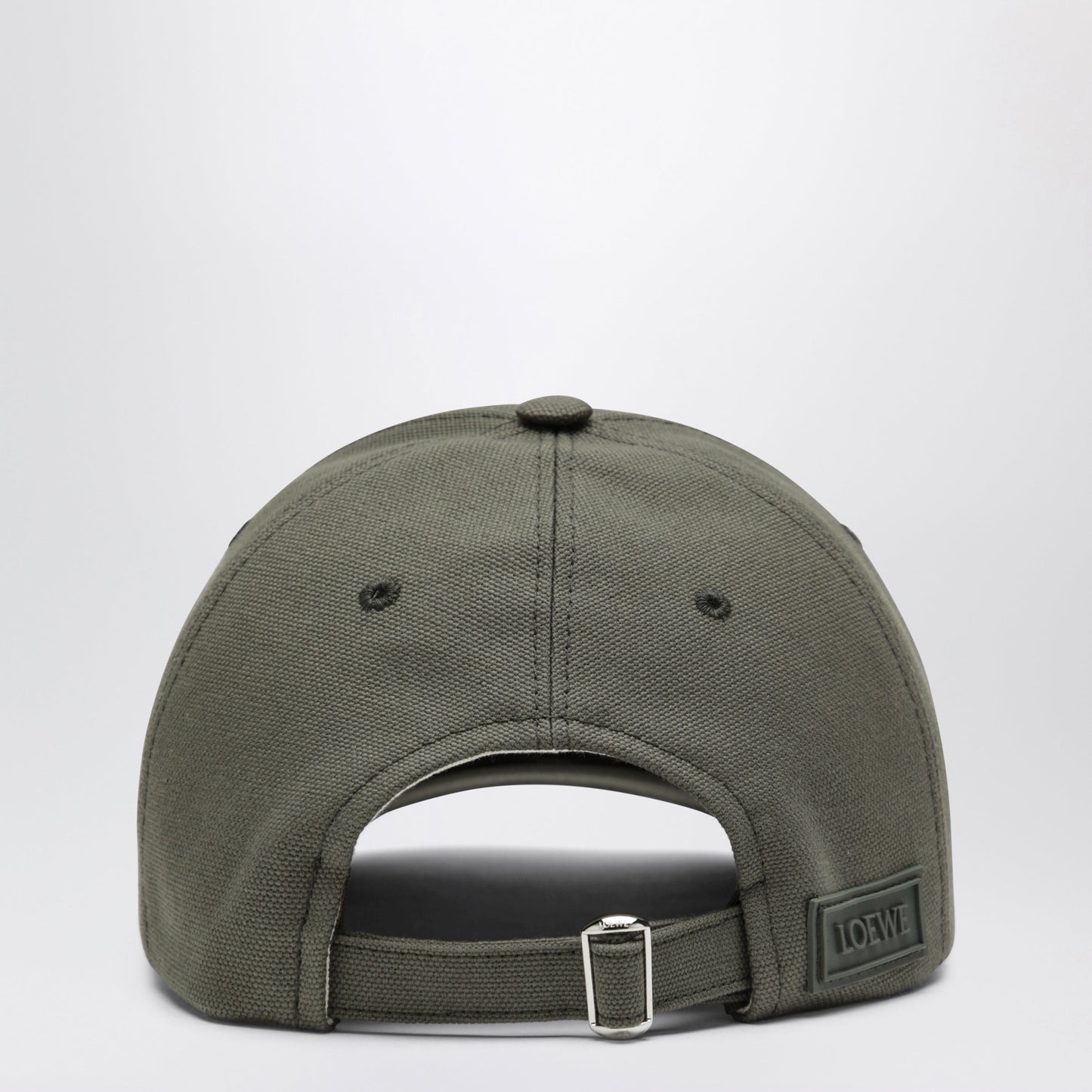 Loewe Khaki Green Hat With Anagram Logo Men LOEWE