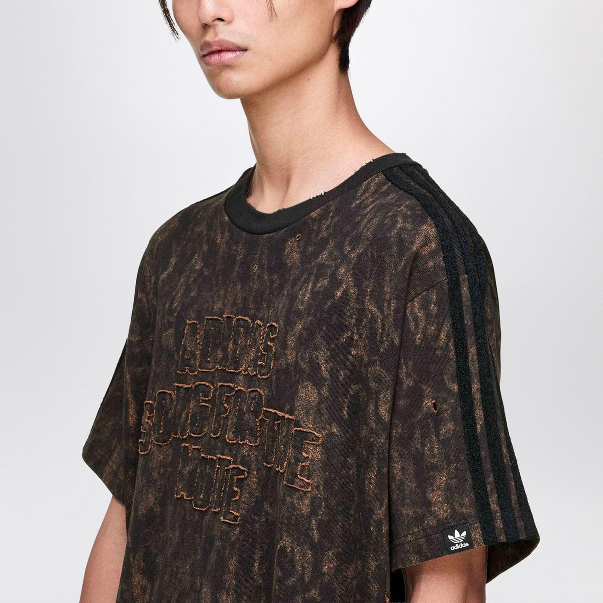 Adidas Statement T-Shirt Song For The Mute Adi006 Black/Wild Brown Men adidas Statement