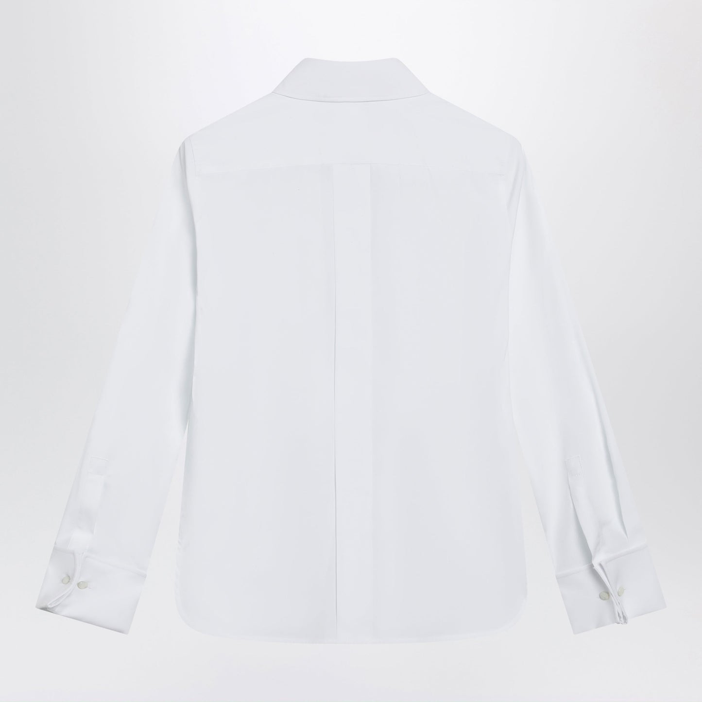 Max Mara White Cotton Shirt With Logo Women MAX MARA