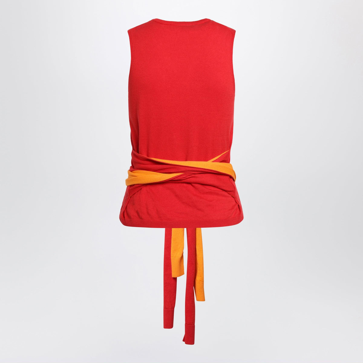 Jw Anderson Red Tank Top With Waist Ties Women J.W. ANDERSON