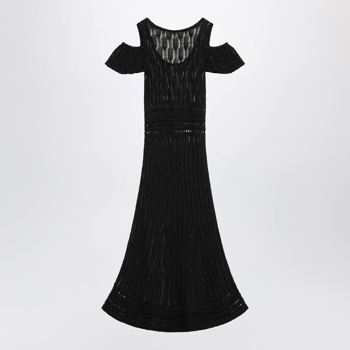 Jw Anderson Black Crochet Dress Women J.W. ANDERSON