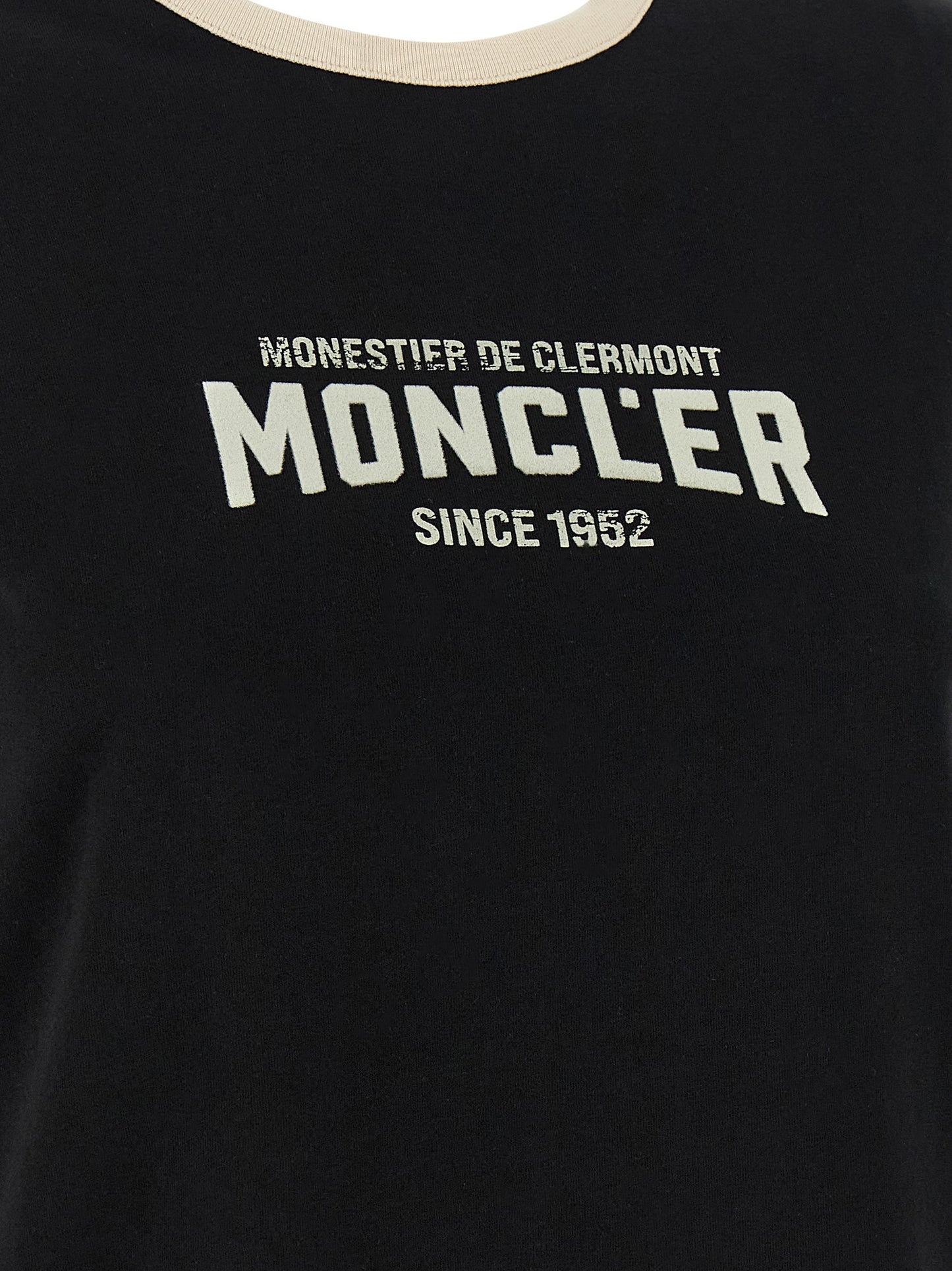 Moncler Women Flocked Logo T-Shirt MONCLER