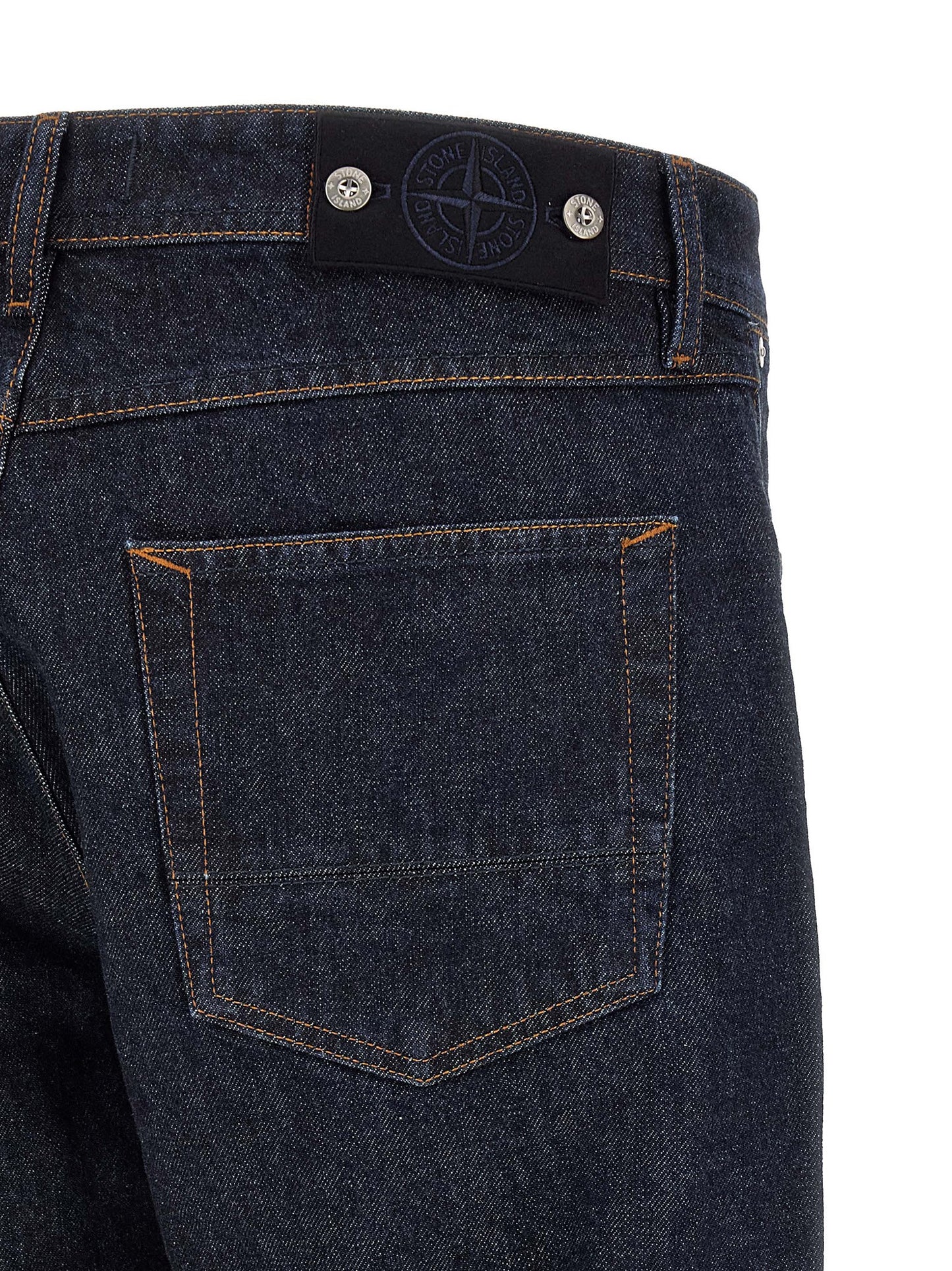 Stone Island Men Indigo Denim Jeans STONE ISLAND