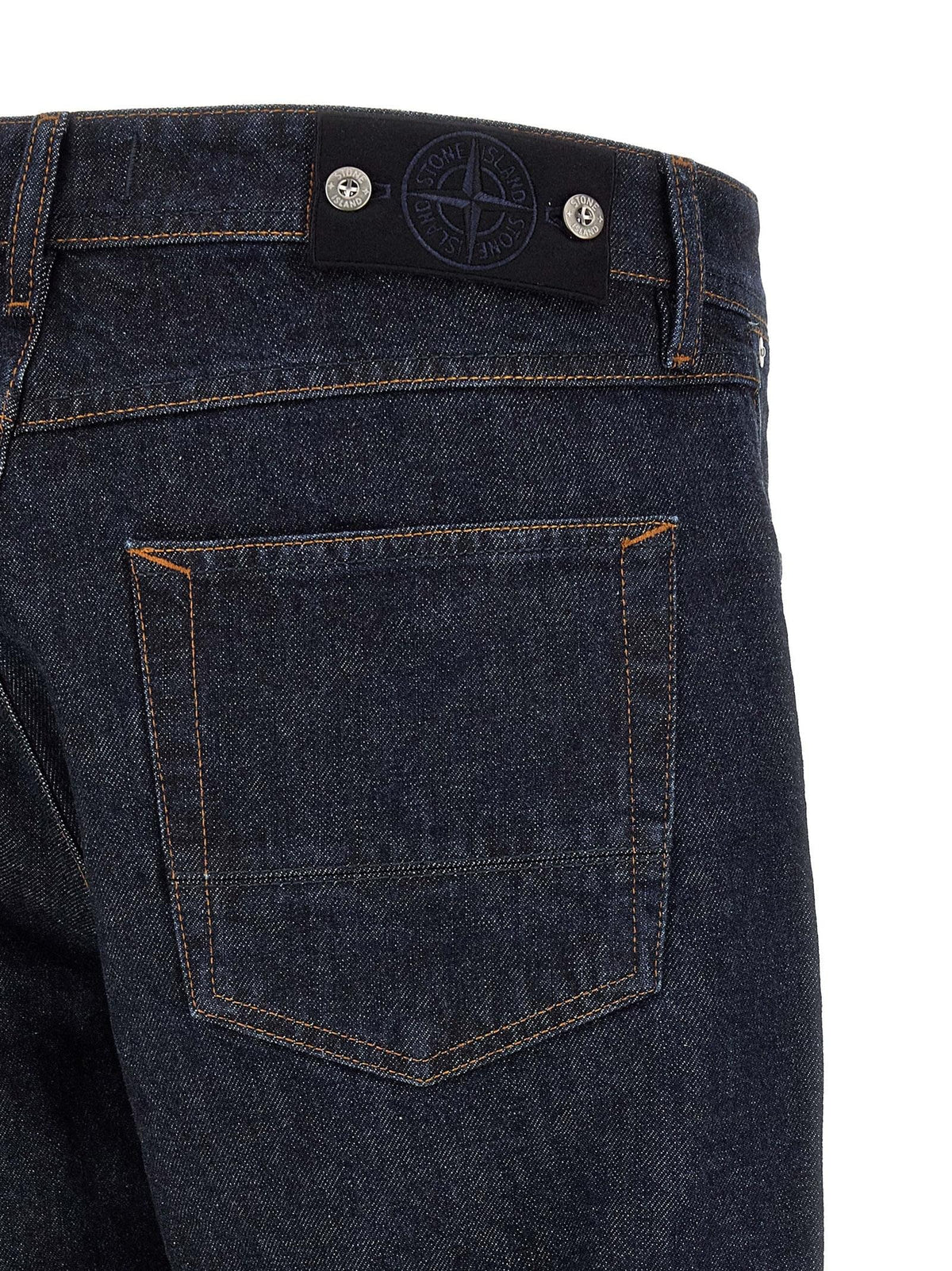 Stone Island Men Indigo Denim Jeans STONE ISLAND