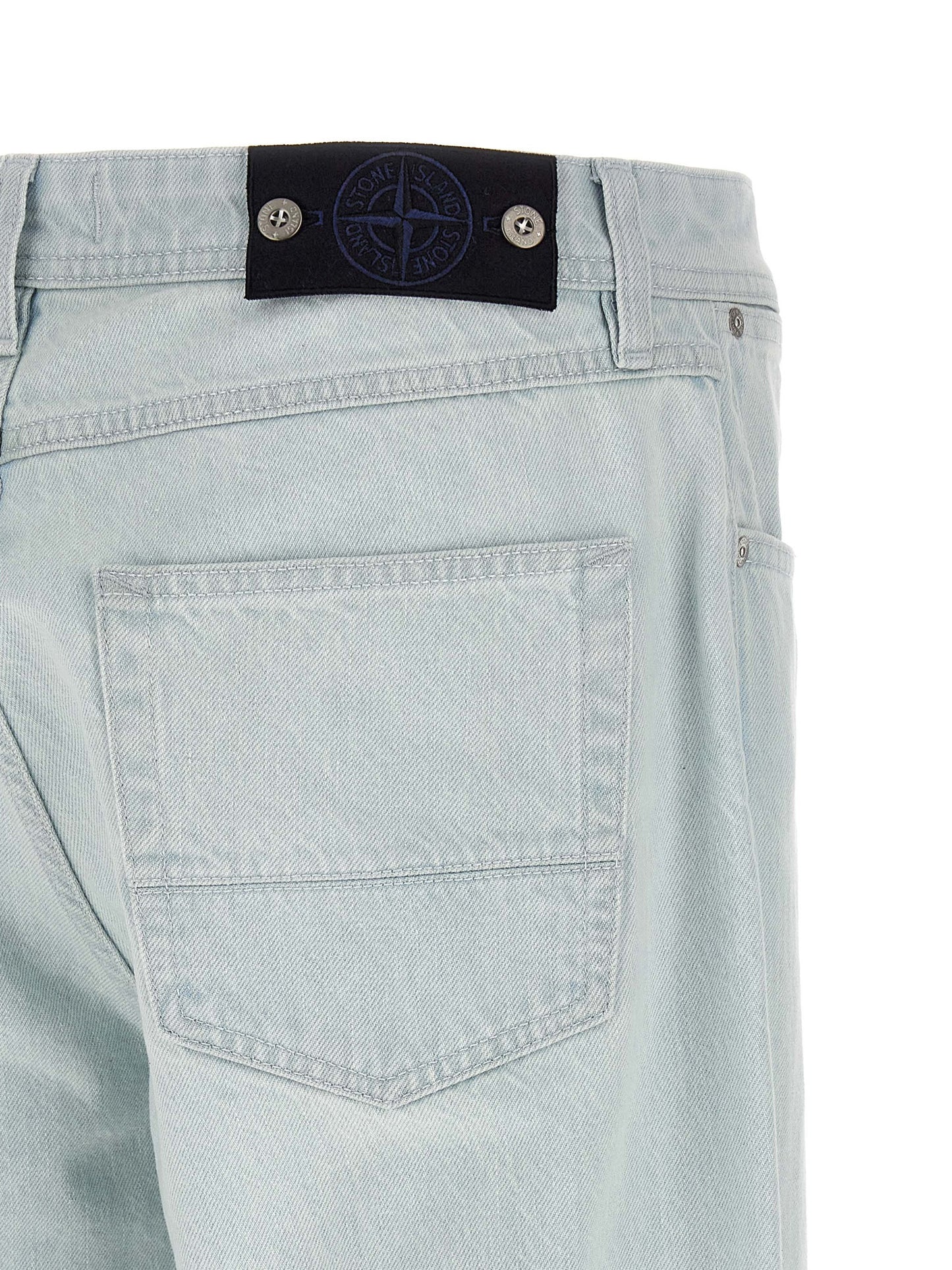 Stone Island Men Indigo Denim Jeans STONE ISLAND