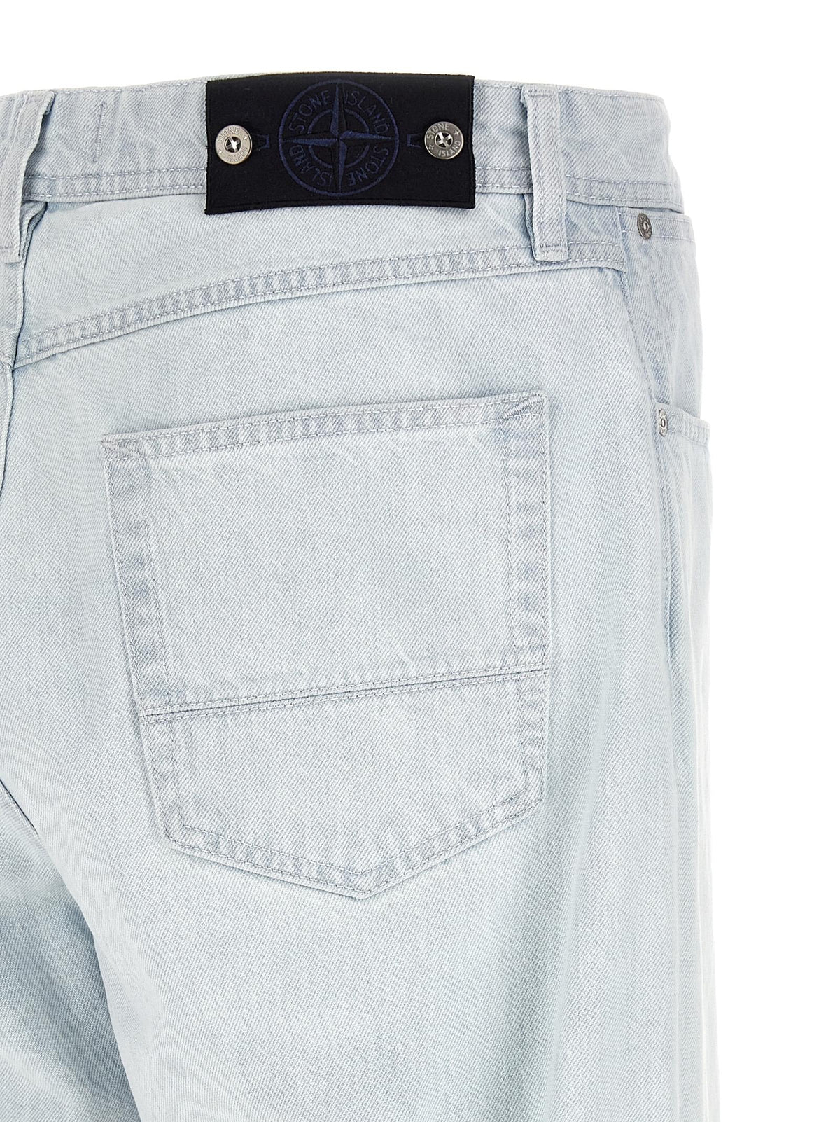 Stone Island Men Indigo Denim Jeans STONE ISLAND