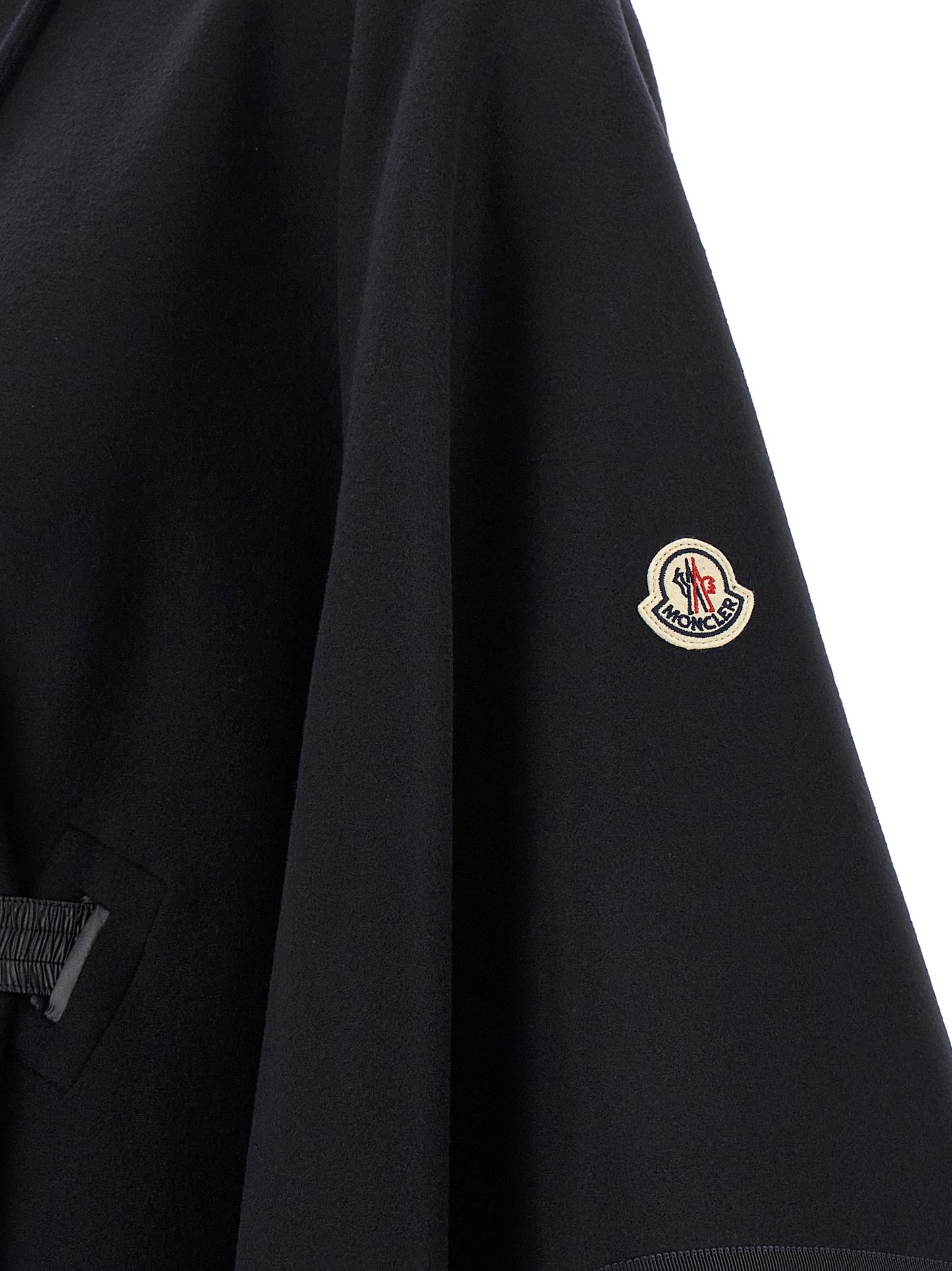 Moncler Women Two-Material Cape MONCLER