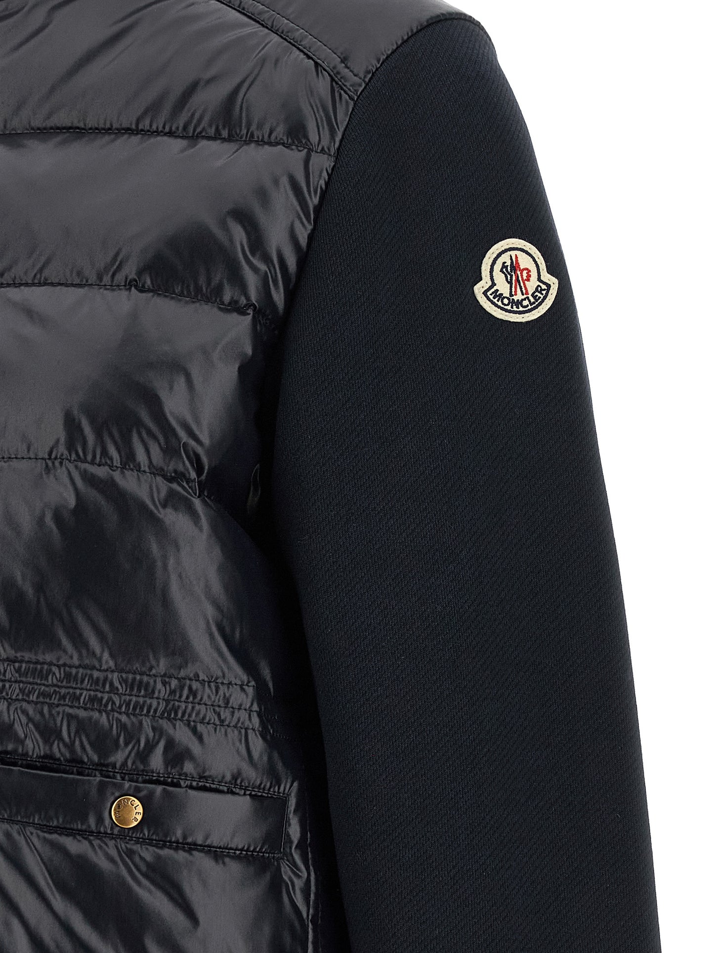 Moncler Women Two-Material Padded Cardigan MONCLER