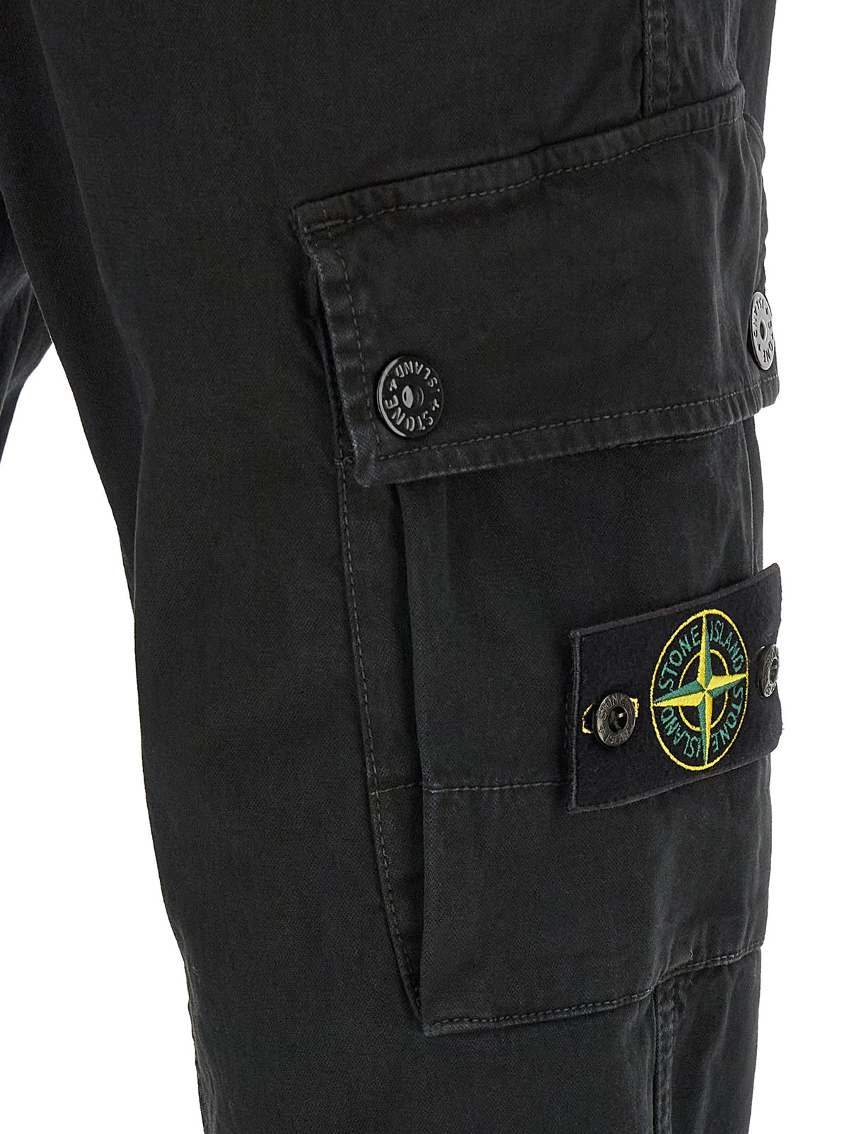 Stone Island Men '3100034' Cargo Pants With Logo Badge STONE ISLAND