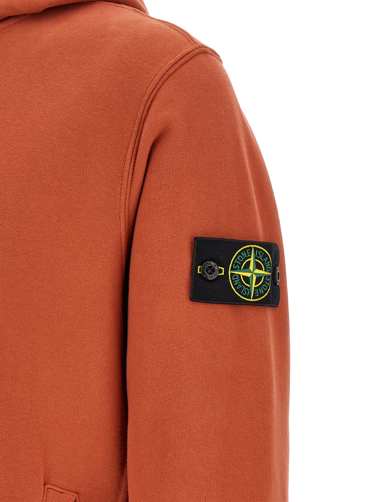 Stone Island Men Hoodie With Logo Badge STONE ISLAND