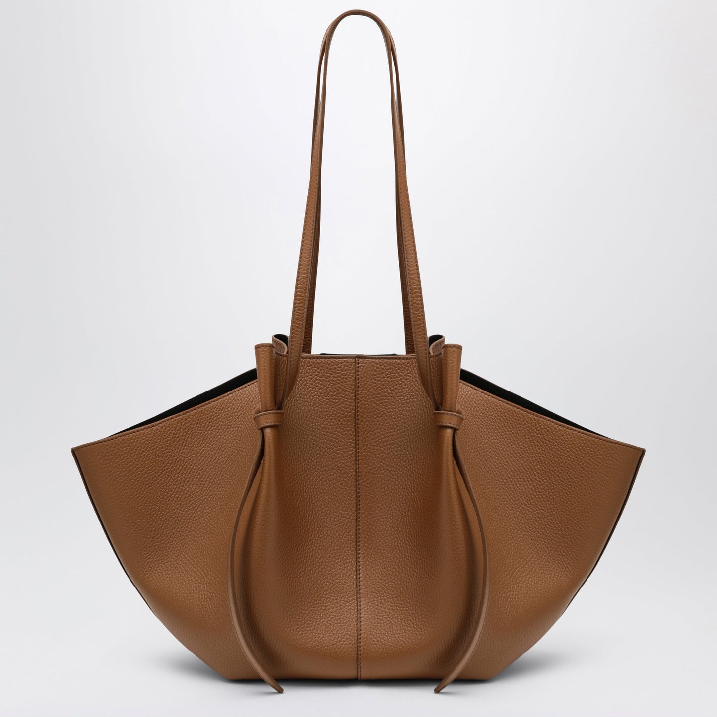 Yuzefi Large Mochi Bag In Hazel Pebble-Grained Leather Women YUZEFI
