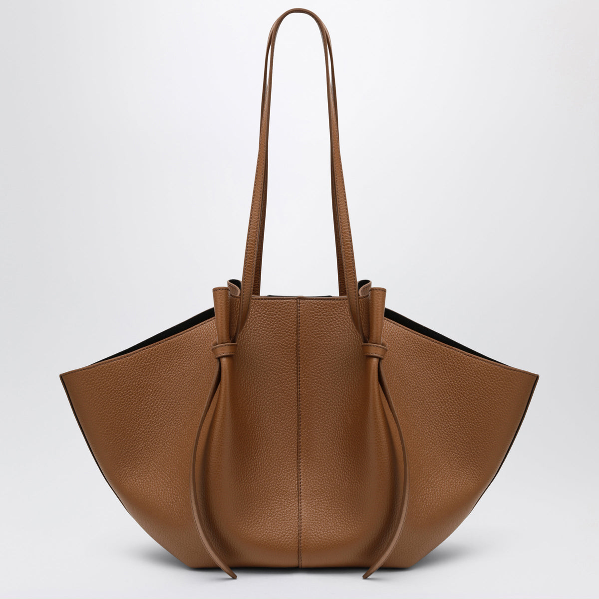 Yuzefi Large Mochi Bag In Hazel Pebble-Grained Leather Women YUZEFI