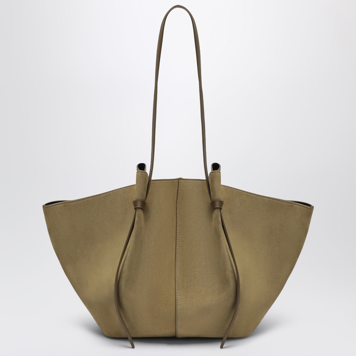 Yuzefi Large Mochi Bag In Fennel Suede Leather Women YUZEFI