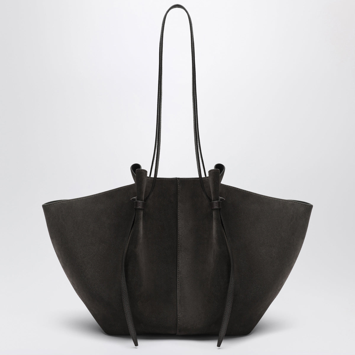 Yuzefi Large Mochi Bag In Ganache Suede Leather Women YUZEFI