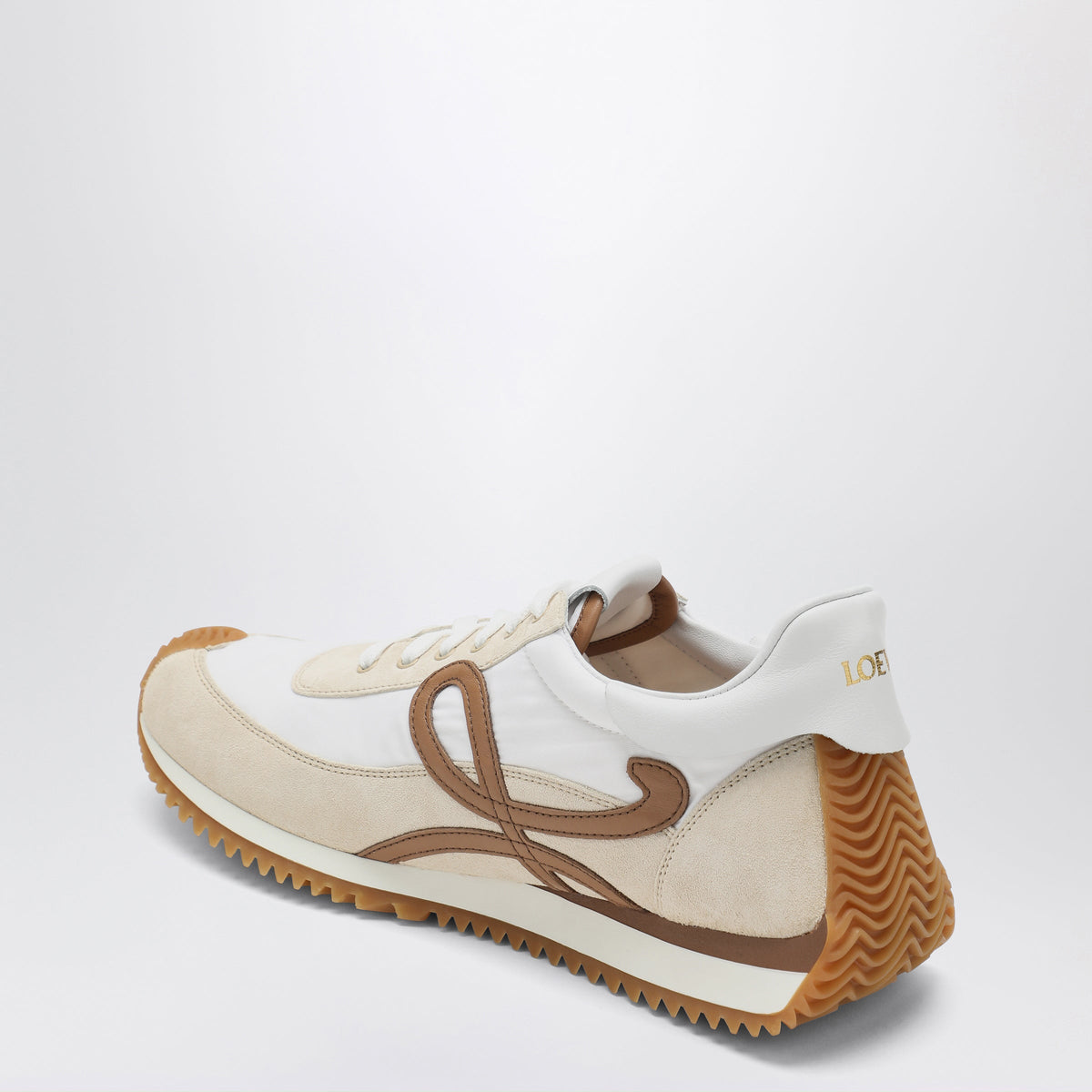 Loewe Flow Runner 2.0 Sneakers In Chocolate/Almost Optic Women LOEWE