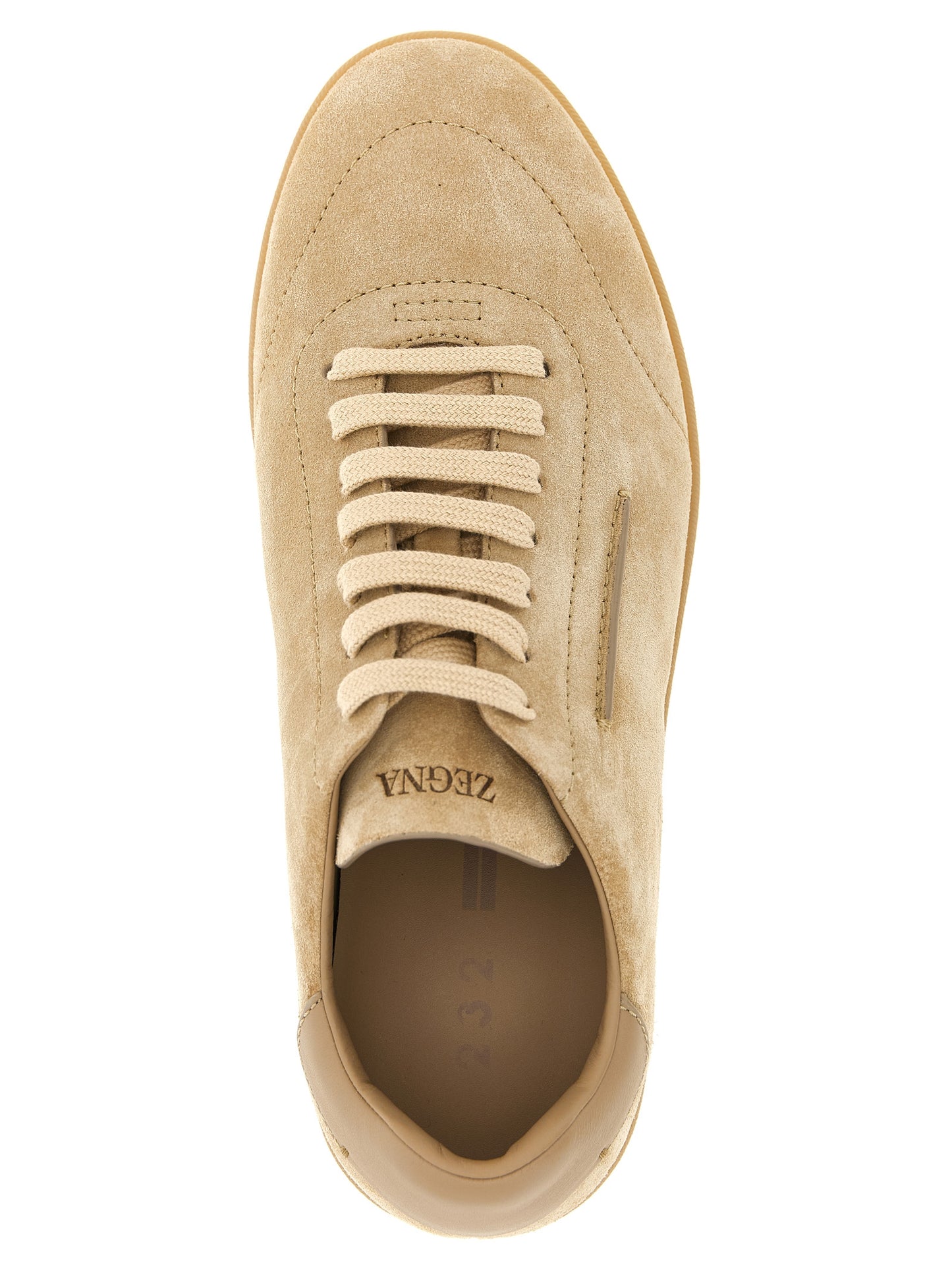 Zegna Men Low-Top Suede Sneakers ZEGNA