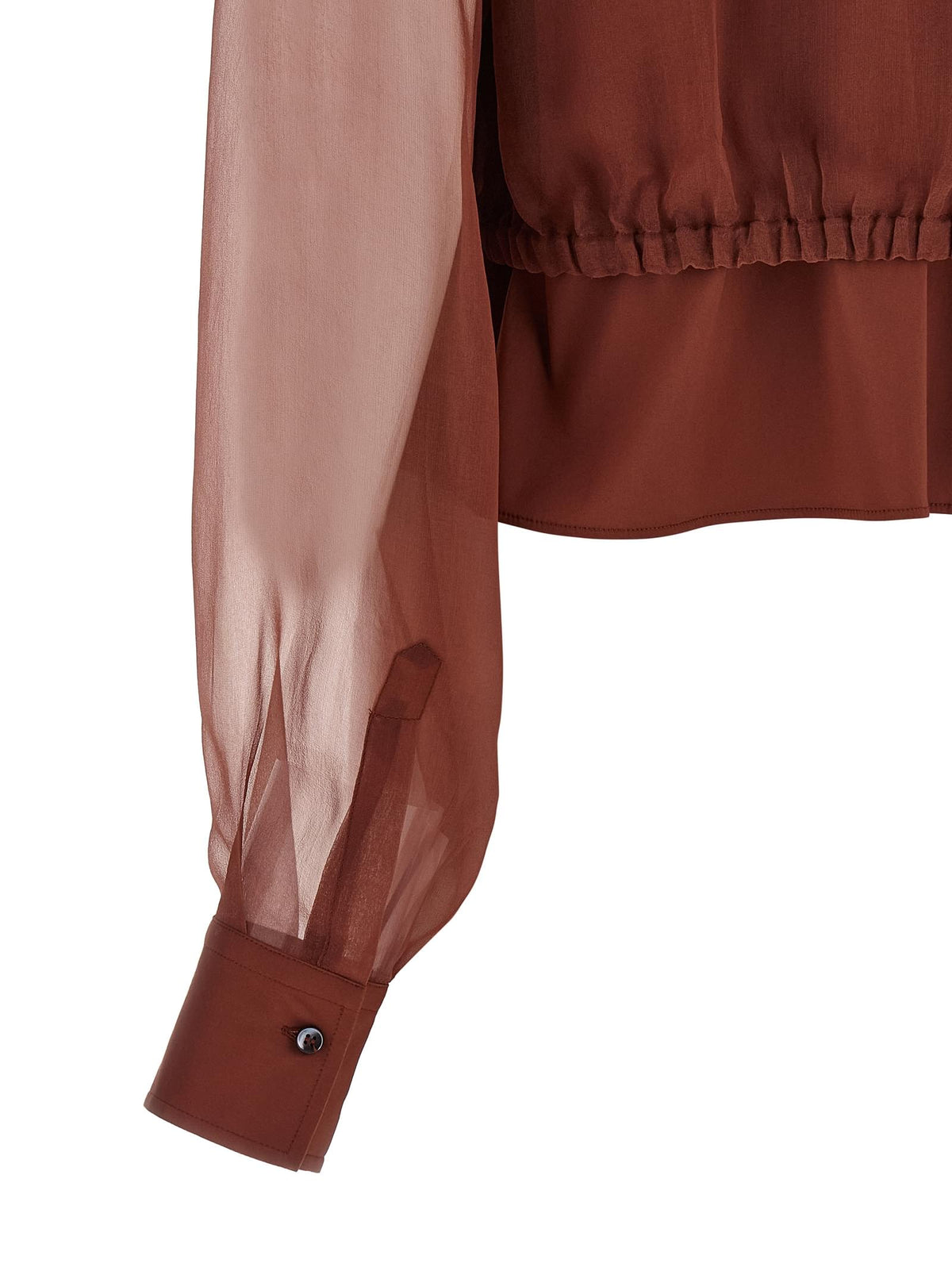 Brunello Cucinelli Women Silk Sleeves Blouse BRUNELLO CUCINELLI