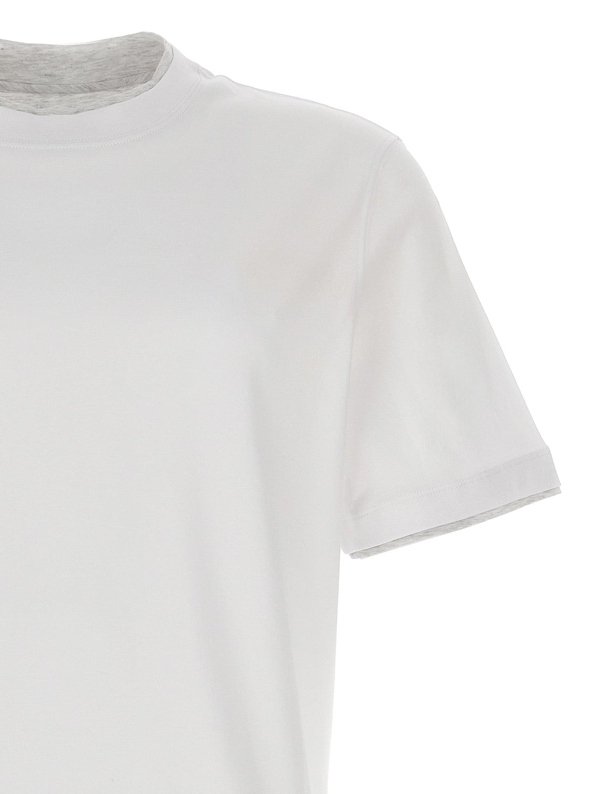 Brunello Cucinelli Men Double Layer T-Shirt BRUNELLO CUCINELLI