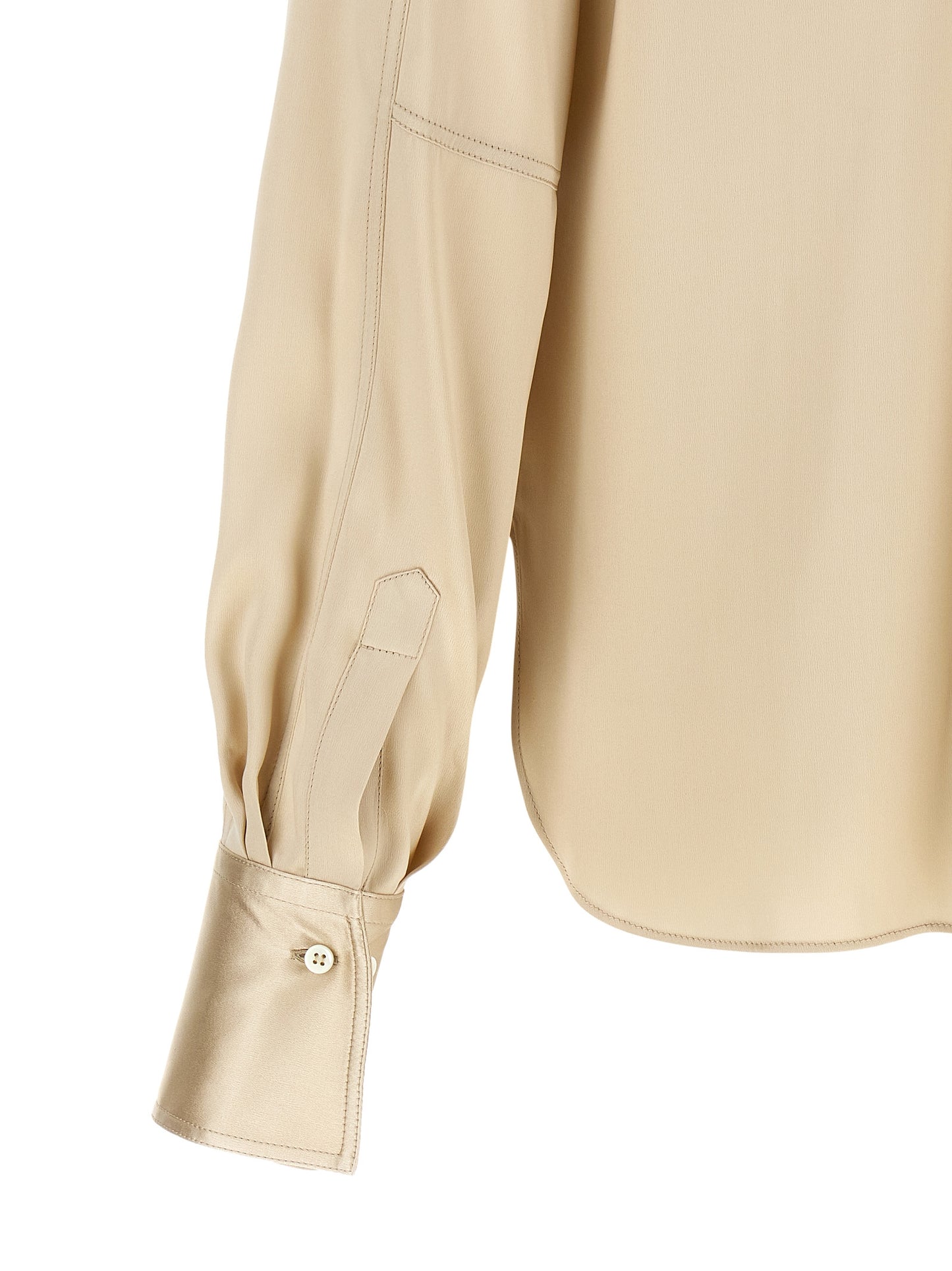 Brunello Cucinelli Women Satin Silk Shirt BRUNELLO CUCINELLI
