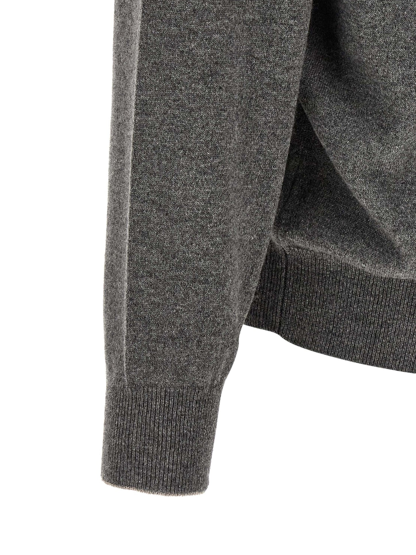 Brunello Cucinelli Men Half-Zip Cashmere Sweater BRUNELLO CUCINELLI