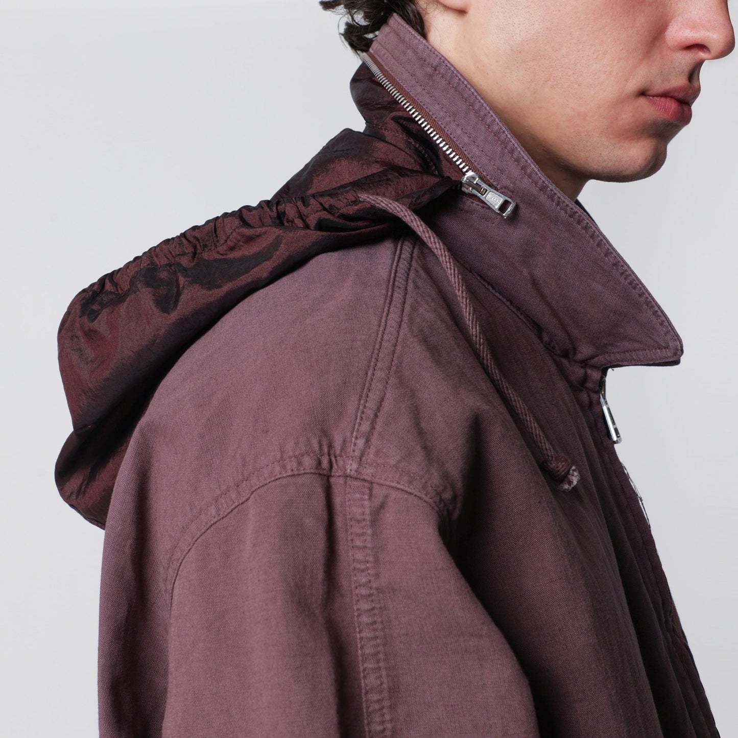 Our Legacy Command Jacket In Pink Cotton And Linen Blend Men OUR LEGACY