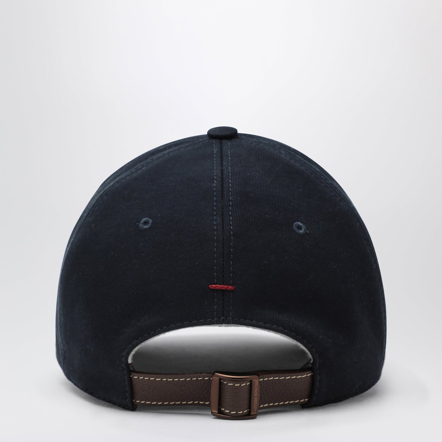 Brunello Cucinelli Navy Blue Baseball Cap In Cotton Men BRUNELLO CUCINELLI