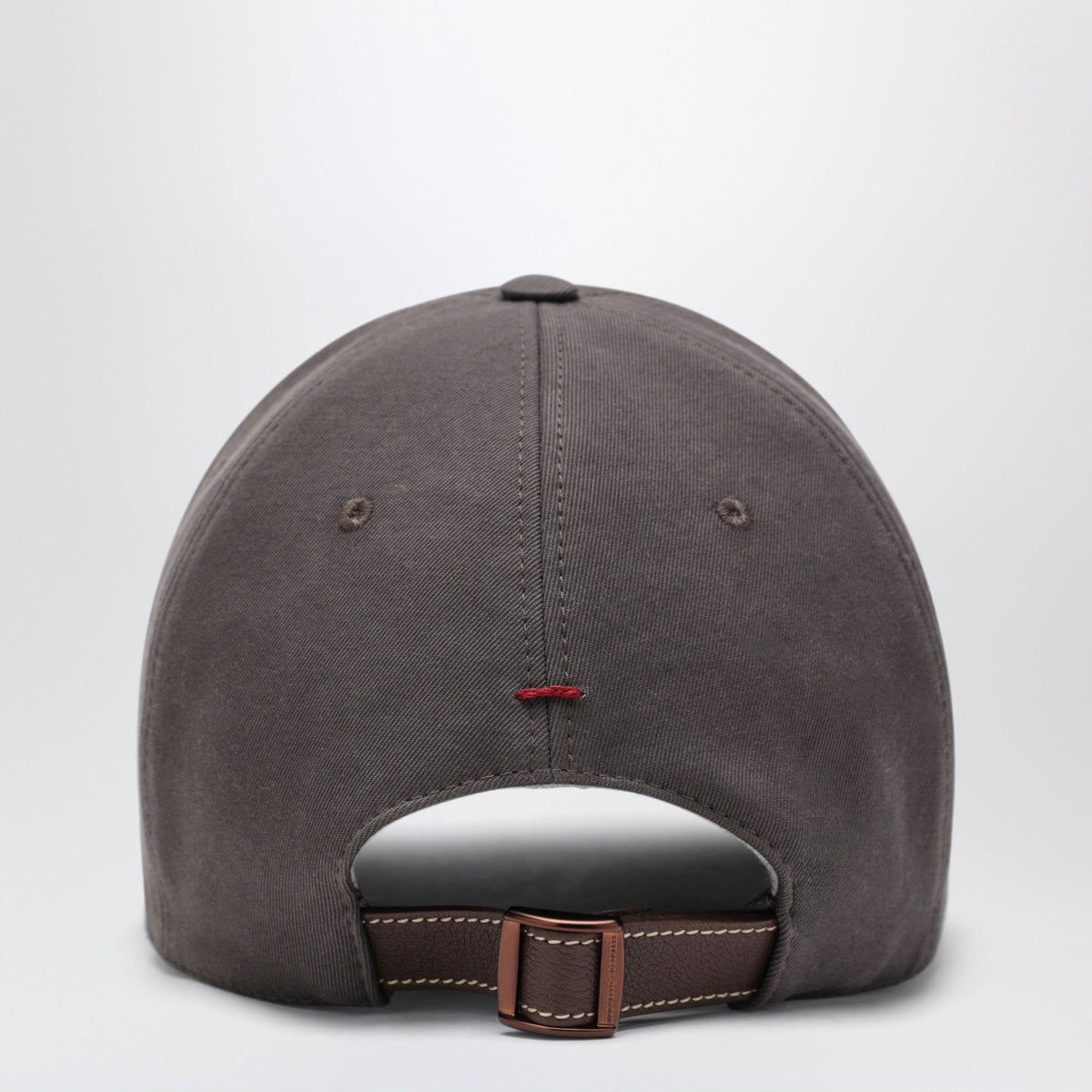 Brunello Cucinelli Brown Cotton Baseball Cap Men BRUNELLO CUCINELLI