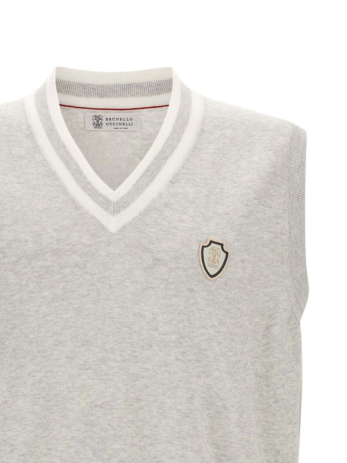 Brunello Cucinelli Men Heraldic Logo Vest BRUNELLO CUCINELLI