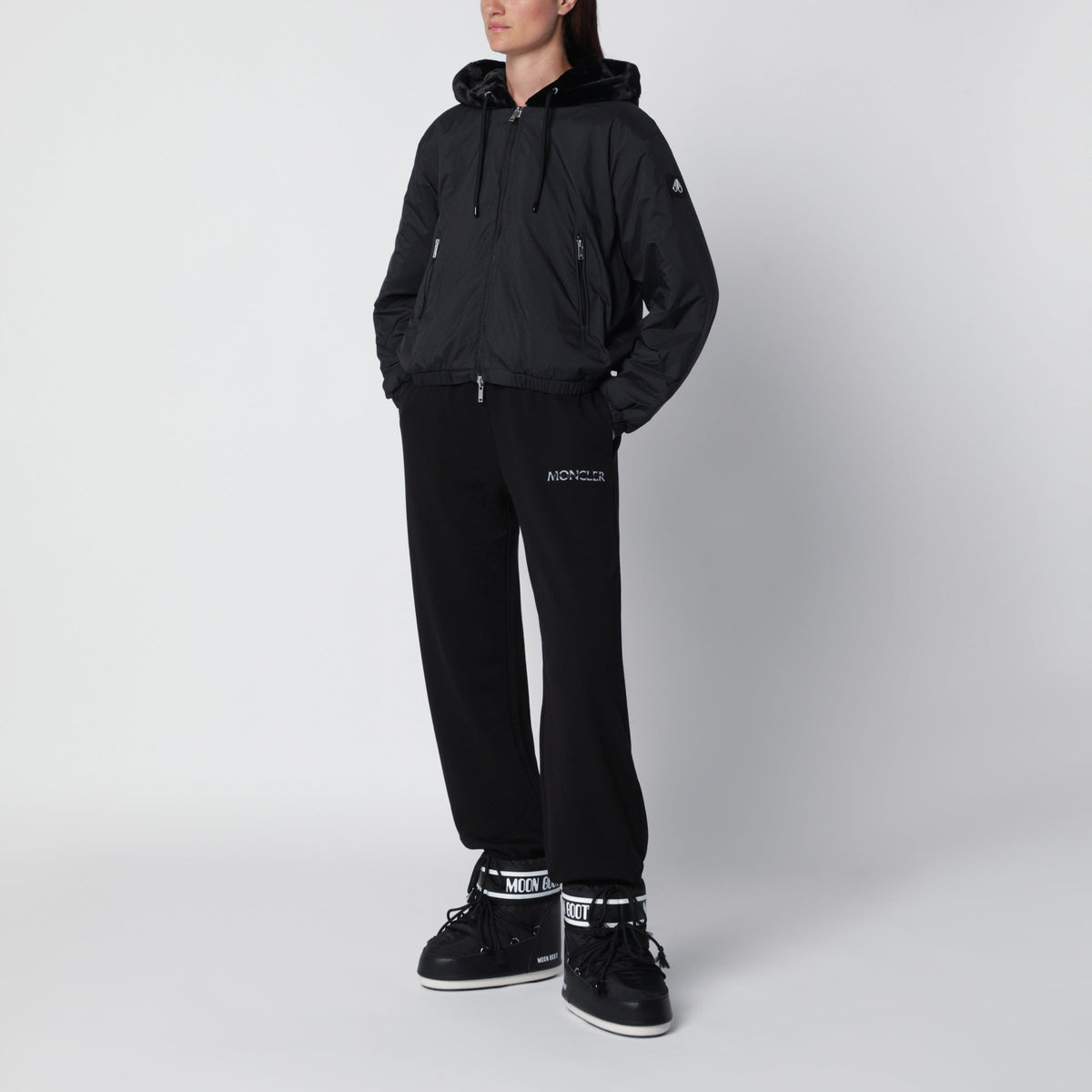 Moose Knuckles Black Eaton Bunny Reversible Jacket Women MOOSE KNUCKLES